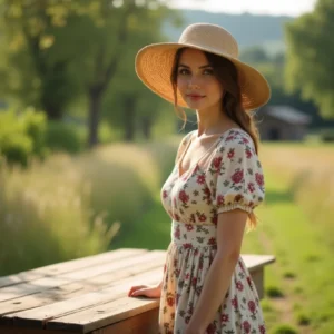 Robe à pois élégante pour une soirée guinguette rétro